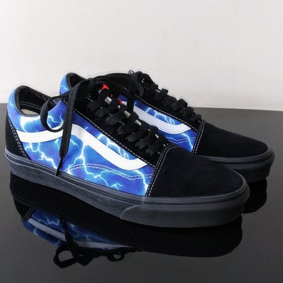 Vans Men's Old Skool Lace Up Leather Suede / Canvas Sneaker - Picture 2 of 12